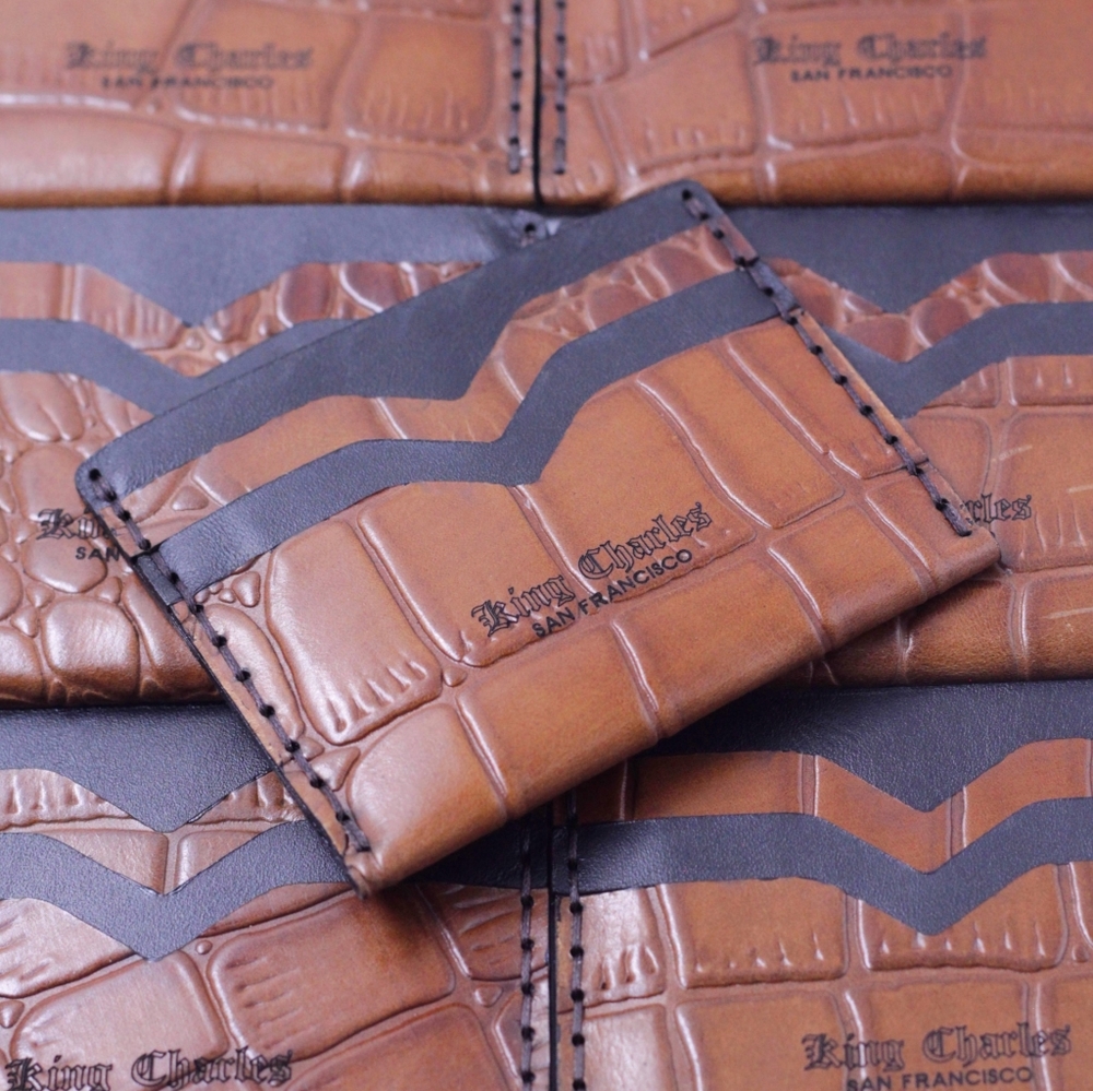 KCSF Handmade Leather Card Holder